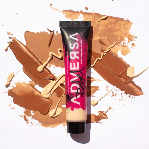 Base Vegana Matte Rebel - Adversa Makeup - KIT COM 8 UN POR COR - comprar online