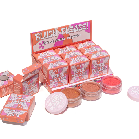 Blush solto Vegano #BlushPlease! Adversa Makeup - BOX 12 UN