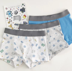 BOXER FUTBOL (PACK X 3)