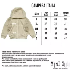 Campera Italia Crudo - comprar online