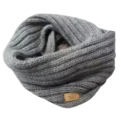 Cuello lana gris - comprar online