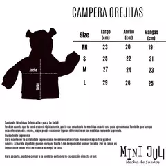 Campera Orejitas celeste en internet