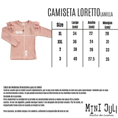 Camiseta Loretto Lanilla gris en internet