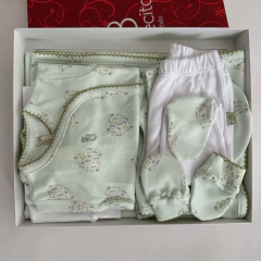 AJUAR 8 CORAZON FLORES ACQUA - comprar online