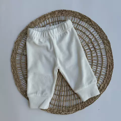 Pantalon plush natural