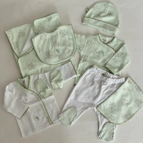 AJUAR 8 CORAZON FLORES ACQUA