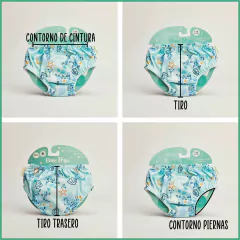 Pañal de Agua Reutilizable Pintitas Lavanda en internet