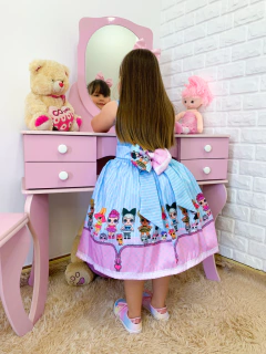 Vestido Rodadinho Lol Azul - comprar online