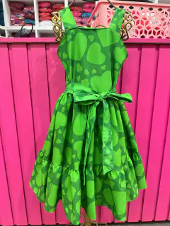 VESTIDO ISA VERDE CORAÇÃO - loja online