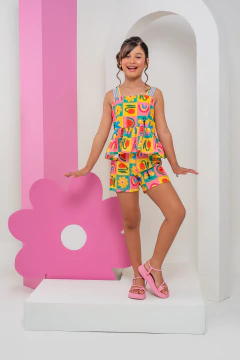 CONJUNTINHO BIA AMARELO MELANCIA - comprar online