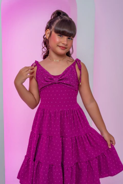 VESTIDO PIETRA PIPOQUINHA FÚCSIA na internet