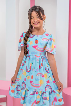 VESTIDO ELOISE JOANINHA AZUL na internet