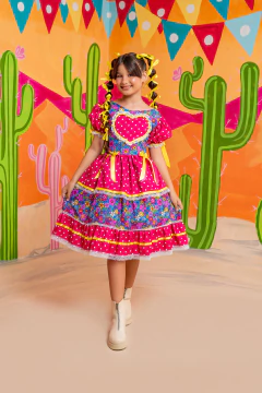 VESTIDO XODÓ AZUL CHITINHA - comprar online