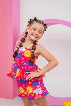 CONJUNTINHO BIA PINK NUVENS - comprar online