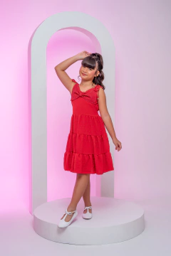 VESTIDO PIETRA PIPOQUINHA VERMELHO - comprar online