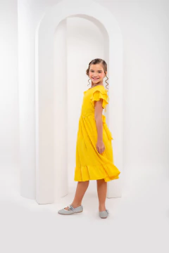 Vestido Emilly Pipoquinha Amarelo na internet