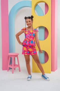 CONJUNTO CHLOÉ EMOJIS PINK na internet