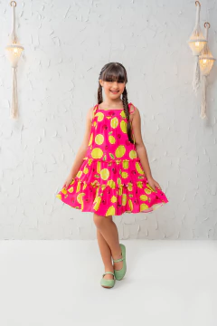VESTIDO MAVIE PINK LIMÃO - comprar online