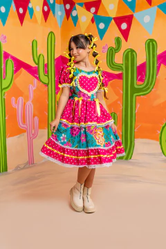 VESTIDO XODÓ VERDE - Polly Kids