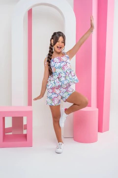 CONJUNTO OLÍVIA BRANCO HELLO KITTY - comprar online
