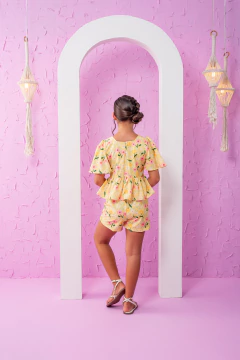 CONJUNTO GABY FLOR AMARELA - loja online