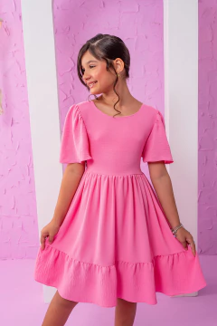 VESTIDO BELLA DUNAS ROSA na internet