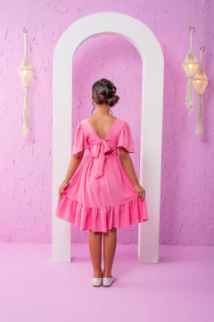 VESTIDO BELLA DUNAS ROSA - loja online