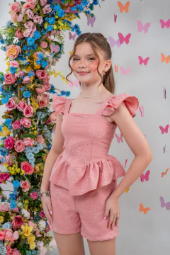 CONJUNTO AURORA LAISE ROSA SECO - loja online