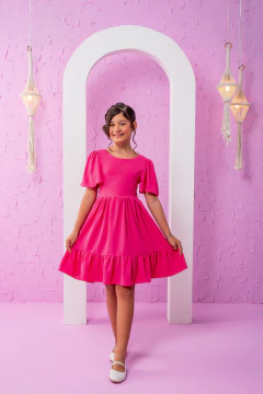 VESTIDO BELLA DUNAS PINK - comprar online
