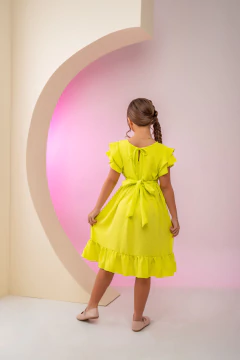 Imagem do Vestido Emilly Pipoquinha Verde Lima