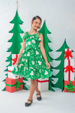 VESTIDO VICK VERDE CORAÇÃO - comprar online