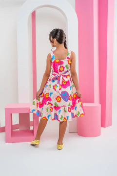 VESTIDO YARA FLORZINHA COLORIDA - loja online