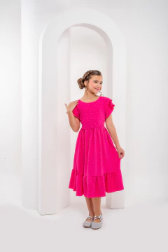 Vestido Emilly Pipoquinha Pink - comprar online