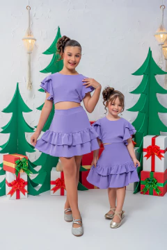 CONJUNTINHO ANNE DUNAS LILÁS - comprar online