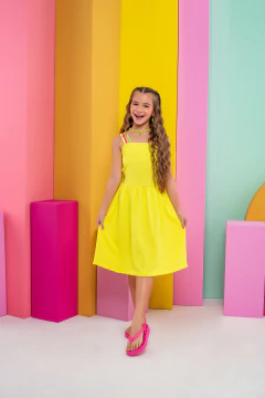 VESTIDO LIZ VERDE NEON