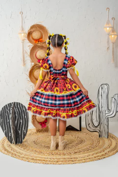 XODÓ XADREZ AZUL C/ VERMELHO - loja online