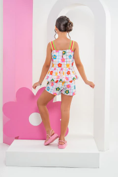 CONJUNTINHO BIA FLORZINHA BRANCO - loja online