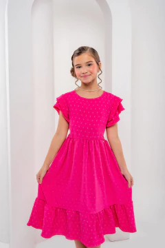 Vestido Emilly Pipoquinha Pink na internet