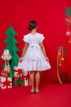 VESTIDO EMILLY BRANCO BORDADO - loja online