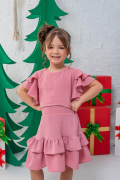 CONJUNTINHO ANNE DUNAS ROSA SECO - loja online