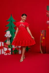 VESTIDO EMILLY VERMELHO BORDADO - comprar online