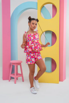 CONJUNTINHO OLÍVIA ABELHINHA PINK - Polly Kids