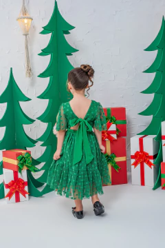 Imagem do VESTIDO BELLA TULE VERDE