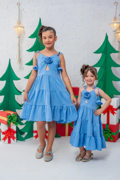 VESTIDO POLLY AZUL na internet