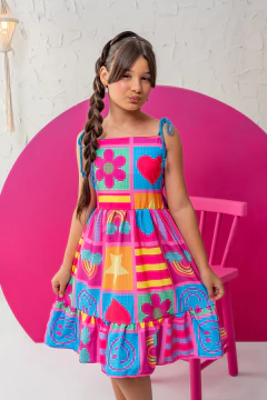 VESTIDO ÍSIS EMOJIS na internet