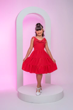 VESTIDO PIETRA PIPOQUINHA VERMELHO