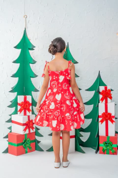 VESTIDO VICK VERMELHO CORAÇÃO - loja online