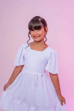 VESTIDO ELOISE PIPOQUINHA BRANCO - loja online