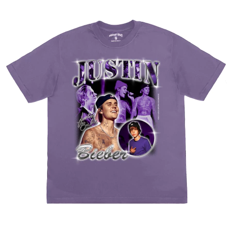 Camiseta Oversized Justin Bieber - loja online