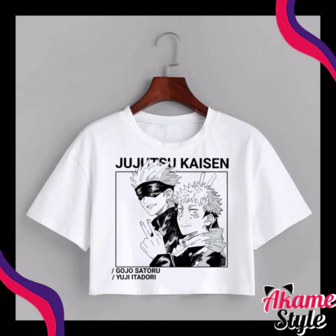 Crop Top Gojo y Itadori